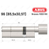 Циліндр ABUS BRAVUS 1000 MX, з тумблером, 95 (65x30T)