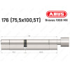 Циліндр ABUS BRAVUS 1000 MX, з тумблером, 175 (75x100T)