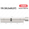 Цилиндр ABUS BRAVUS 1000 MX, с тумблером, 175 (80x95T)