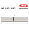 Циліндр ABUS BRAVUS 1000 MX, ключ-ключ, 185 (85x100)
