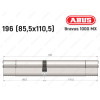 Циліндр ABUS BRAVUS 1000 MX, ключ-ключ, 195 (85x110)