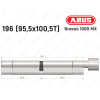Циліндр ABUS BRAVUS 1000 MX, з тумблером, 195 (95x100T)
