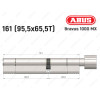 Циліндр ABUS BRAVUS 1000 MX, з тумблером, 160 (95x65T)