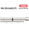 Циліндр ABUS BRAVUS 1000 MX, з тумблером, 185 (95x90T)
