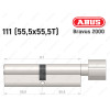 Циліндр ABUS BRAVUS 2000 Compact, з тумблером, 110 (55х55Т)