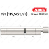 Циліндр ABUS BRAVUS 2000 MX, з тумблером, 190 (115х75T)
