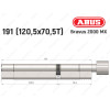 Циліндр ABUS BRAVUS 2000 MX, з тумблером, 190 (120х70T)