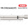 Циліндр ABUS BRAVUS 2000 MX, з тумблером, 175 (135х40T)