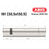Цилиндр ABUS BRAVUS 2000 MX, ключ-ключ, 160 (30х130)