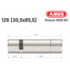 Цилиндр ABUS BRAVUS 2000 MX, ключ-ключ, 125 (30х95)
