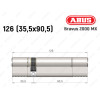 Цилиндр ABUS BRAVUS 2000 MX, ключ-ключ, 125 (35х90)