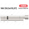 Циліндр ABUS BRAVUS 2000 MX, з тумблером, 165 (50х115T)