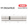 Цилиндр ABUS BRAVUS 2000 MX, ключ-ключ, 170 (55х115)