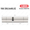 Цилиндр ABUS BRAVUS 2000 MX, ключ-ключ, 155 (65х90)