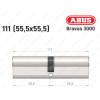 Цилиндр ABUS BRAVUS 3000 Compact, ключ-ключ, 110 мм (55х55)