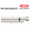 Цилиндр ABUS BRAVUS 3000 MX, ключ-тумблер, 160 мм (130х30T)