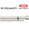 Цилиндр ABUS BRAVUS 3000 MX, ключ-тумблер, 180 мм (135х45T)