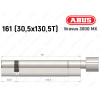 Цилиндр ABUS BRAVUS 3000 MX, ключ-тумблер, 160 мм (30х130T)