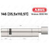 Циліндр ABUS BRAVUS 3000 MX, з тумблером, 145 мм (35х110T)