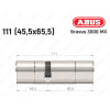 Цилиндр ABUS BRAVUS 3000 MX, ключ-ключ, 110 мм (45х65)