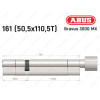 Цилиндр ABUS BRAVUS 3000 MX, ключ-тумблер, 160 мм (50х110T)