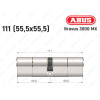 Цилиндр ABUS BRAVUS 3000 MX, ключ-ключ, 110 мм (55х55)