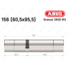 Циліндр ABUS BRAVUS 3000 MX, ключ-ключ, 155 мм (60х95)