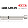 Цилиндр ABUS BRAVUS 3000 MX, ключ-тумблер, 185 мм (65х120T)