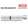 Циліндр ABUS BRAVUS 3000 MX, з тумблером, 145 мм (65х80T)