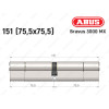 Циліндр ABUS BRAVUS 3000 MX, ключ-ключ, 150 мм (75х75)