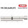 Цилиндр ABUS BRAVUS 3000 MX, ключ-тумблер, 175 мм (90х85T)