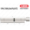 Цилиндр ABUS BRAVUS MAGNET 3500 MX, с тумблером, 175 мм (100х75T)
