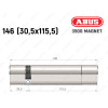 Циліндр ABUS BRAVUS MAGNET 3500 MX, ключ-ключ, 145 мм (30х115)