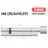 Цилиндр ABUS BRAVUS MAGNET 3500 MX, с тумблером, 145 мм (35х110T)