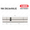 Циліндр ABUS BRAVUS MAGNET 3500 MX, ключ-ключ, 155 мм (50х105)