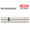 Циліндр ABUS BRAVUS MAGNET 3500 MX, ключ-ключ, 180 мм (50х130)