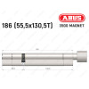 Цилиндр ABUS BRAVUS MAGNET 3500 MX, с тумблером, 185 мм (55х130T)