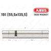 Цилиндр ABUS BRAVUS MAGNET 3500 MX, ключ-ключ, 190 мм (55х135)