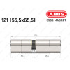 Циліндр ABUS BRAVUS MAGNET 3500 MX, ключ-ключ, 120 мм (55х65)