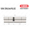Циліндр ABUS BRAVUS MAGNET 3500 MX, ключ-ключ, 125 мм (55х70)