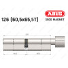 Циліндр ABUS BRAVUS MAGNET 3500 MX, з тумблером, 125 мм (60х65T)