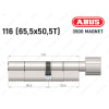Циліндр ABUS BRAVUS MAGNET 3500 MX, з тумблером, 115 мм (65х50T)