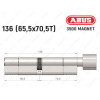 Цилиндр ABUS BRAVUS MAGNET 3500 MX, с тумблером, 135 мм (65х70T)