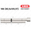 Циліндр ABUS BRAVUS MAGNET 3500 MX, з тумблером, 185 мм (80х105T)