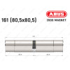 Циліндр ABUS BRAVUS MAGNET 3500 MX, ключ-ключ, 160 мм (80х80)