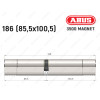 Циліндр ABUS BRAVUS MAGNET 3500 MX, ключ-ключ, 185 мм (85х100)