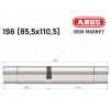 Циліндр ABUS BRAVUS MAGNET 3500 MX, ключ-ключ, 195 мм (85х110)