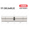 Циліндр ABUS BRAVUS MAGNET 3500 MX, ключ-ключ, 170 мм (85х85)