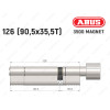 Циліндр ABUS BRAVUS MAGNET 3500 MX, з тумблером, 125 мм (90х35T)