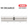 Циліндр ABUS BRAVUS MAGNET 3500 MX, ключ-ключ, 190 мм (95х95)